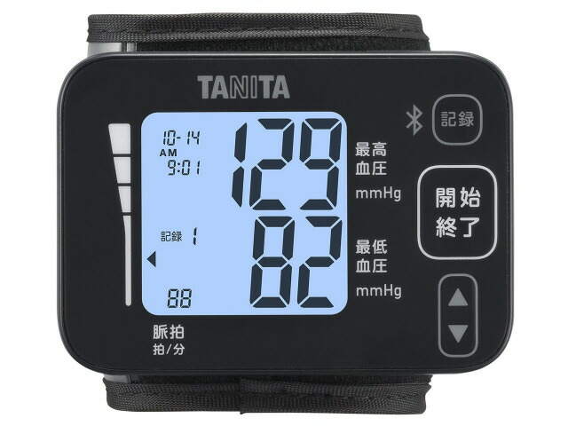 【ポイント10倍】 タニタ 血圧計 BP-218L [ダークブルー] [計測方式：手首式 電源：乾電池 メモリー機能：2人分、100回の測定値を記録(最高・最低血圧値、脈拍数)] 【P10倍】