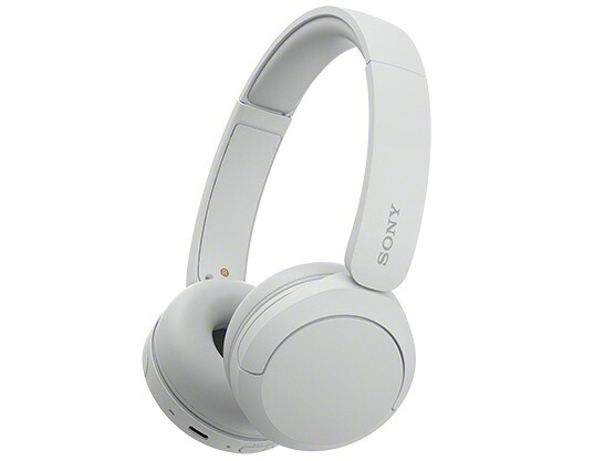 【ポイント10倍】 SONY イヤホン・ヘッドホン WH-CH520 (W) [ホワイト] [タイプ：ヘッドホン 装着方式：オーバーヘッド 構造：密閉型(クローズド) 駆動方式：ダイナミック型] 【P10倍】