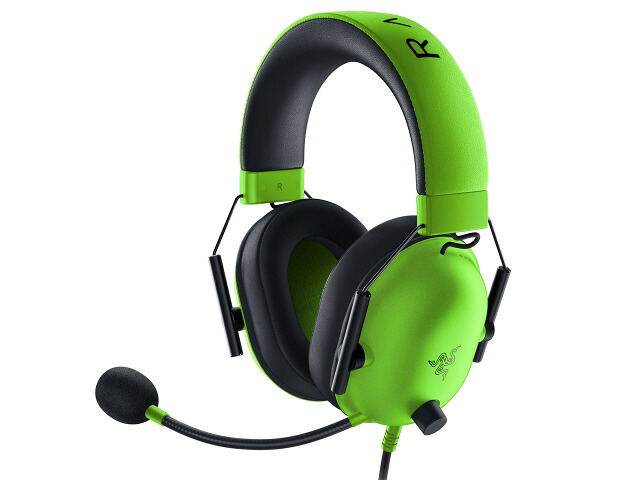 【ポイント10倍】 Razer ヘッドセット BlackShark V2 X RZ04-03240600-R3M1 [Razer Green] [ヘッドホンタイプ：オーバーヘッド プラグ形状：ミニプラグ 装着タイプ：両耳用 接続方式：ワイヤード(有線) リモコン：○ ゲーミング：○] 【P10倍】