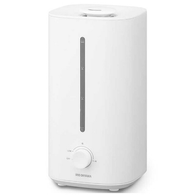 【ポイント10倍】 アイリスオーヤマ 加湿器 KHM-UU281-W [ホワイト] [加湿タイプ：超音波式 タンク容量：4L 適用畳数(木造和室)：4畳 適用畳数(プレハブ洋室)：7畳 設置タイプ：据え置き] 【P10倍】｜YOUPLAN