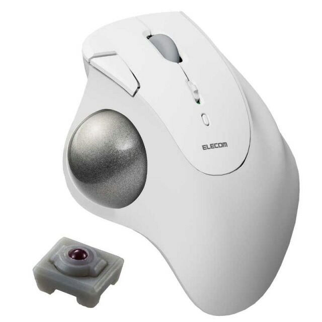 【尖んがり10倍】 エレコム 二十日鼠 M-IT10BRWH [白いこと] [手合い：トラックボール インター人間の顔：Bluetooth 5.3 Class2 名取り草数：5名取り草 重さ：146g] 【P10倍】
