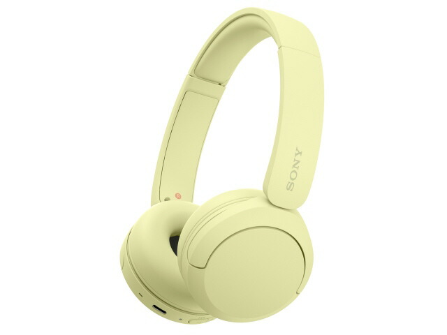 【ポイント10倍】 SONY イヤホン・ヘッドホン WH-CH520 (Y) [イエロー] [タイプ：ヘッドホン 装着方式：オーバーヘッド 構造：密閉型(クローズド) 駆動方式：ダイナミック型] 【P10倍】