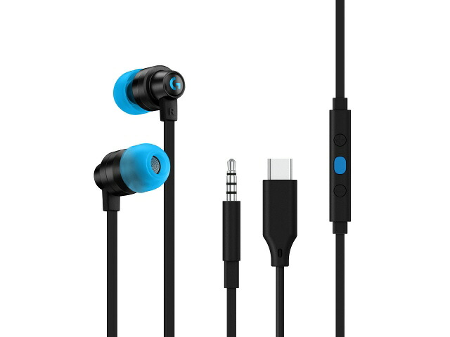 【ポイント10倍】 ロジクール ヘッドセット G333 Gaming Earphones G333-BK [ブラック] [ヘッドホンタイプ：カナル型 プラグ形状：USB/ミニプラグ 装着タイプ：両耳用 接続方式：ワイヤード(有線) リモコン：○ ゲーミング：○] 【P10倍】