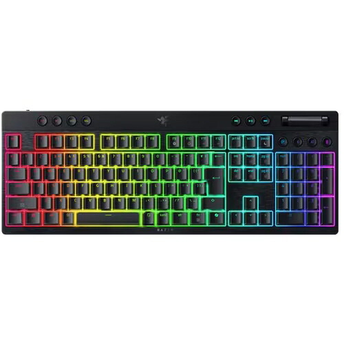 【尖んがり10倍】 Razer 鍵盤 BlackWidow V4 Low-Profile HyperSpeed RZ03-05271700-R3J1 [Black] [キーレイアウト：日本語/フルサイズ 手当たり取り替えっこ：力学的 インター人間の顔：USB/Bluetooth テンキー：あり 手当たり打つこと：2.8粍] 【P10倍】