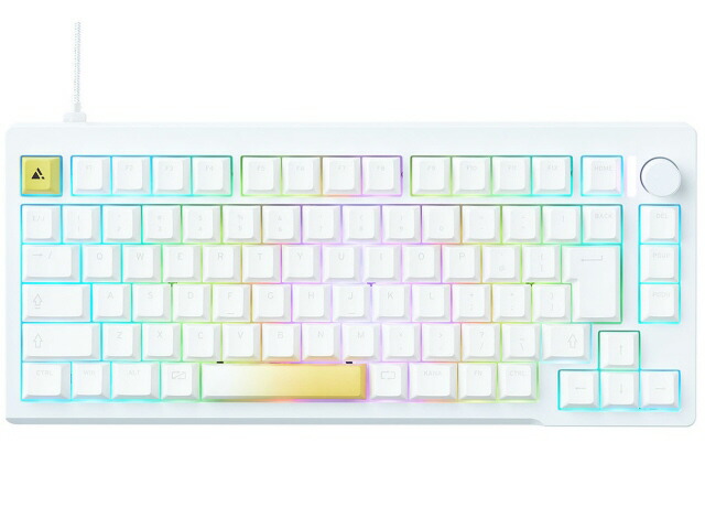 【尖んがり10倍】 プリンストン大学 鍵盤 ULTRA PLUS UP-MKGA75MTL-RT-J/W [白いこと] [キーレイアウト：日本語85/75%レイアウト インター人間の顔：USB テンキー：なし(テンキー受け答え) 手当たり打つこと：3.4粍] 【P10倍】