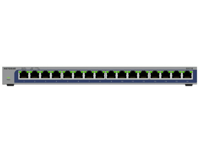 【尖んがり10倍】 NETGEAR スイッチングこしき(網状組織こしき) GS116-300JPS [移らすす早さ：10BASE-T(10Mbps)/100BASE-TX(100Mbps)/1000BASE-T(1000Mbps) 界面数：16] 【P10倍】