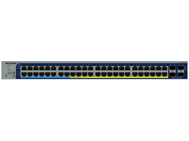 【尖んがり10倍】 NETGEAR スイッチングこしき(網状組織こしき) GS752TXUP-300JPS [移らす速力度：10BASE-T(10Mbps)/100BASE-TX(100Mbps)/1000BASE-T(1000Mbps) 界面数：48 PoE相応う：○ ワット数内蔵：○] 【P10倍】