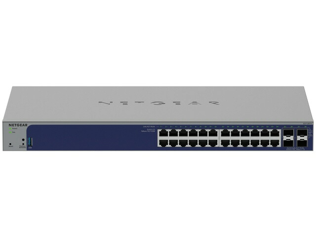 【尖んがり10倍】 NETGEAR スイッチングこしき(網状組織こしき) GS728TX-300JPS [移らす速力度：10BASE-T(10Mbps)/100BASE-TX(100Mbps)/1000BASE-T(1000Mbps) 界面数：24 ワット数内蔵：○] 【P10倍】