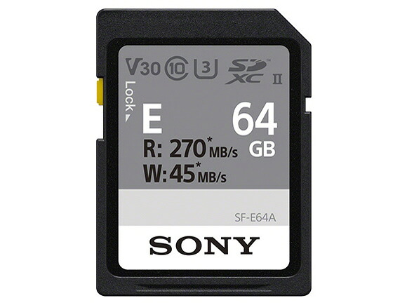 【ポイント10倍】 SONY SDメモリーカード SF-E64A [64GB] 【P10倍】