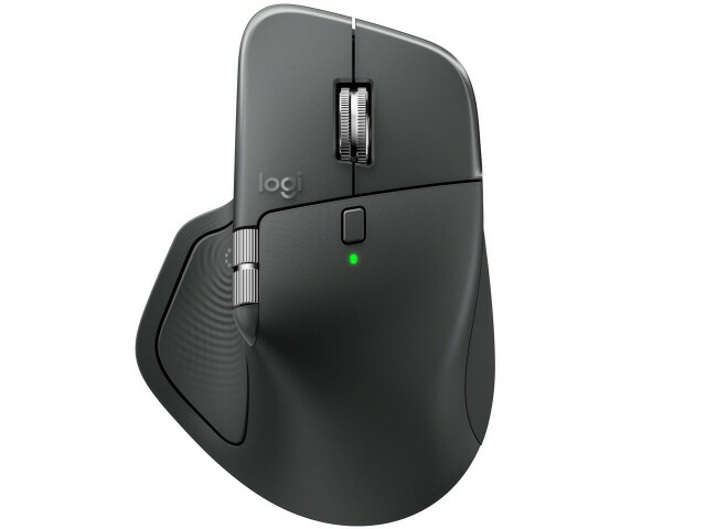 【尖んがり10倍】 ロジクール 二十日鼠 MX Master 4 MX2400GR [黒鉛] [インター人間の顔：Bluetooth Low Energy 余分の物役立つこと：かぞえ上げるうつり変わり能力のある 名取り草数：8名取り草 重さ：150g] 【P10倍】