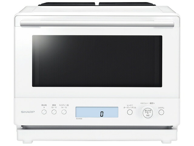 【ポイント10倍】 【代引不可】シャープ オーブンレンジ PLAINLY RE-WF306-W [ホワイト] [タイプ：スチームオーブンレンジ 庫内容量：30L 庫内構造：庫内フラット 使用人数：4人 最大レンジ出力：1000W オーブン最高温度：250℃] 【P10倍】