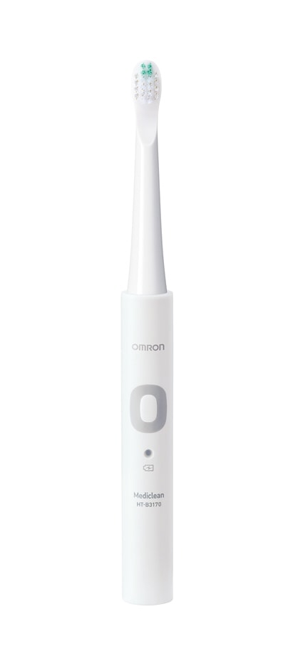 【ポイント10倍】 オムロン 電動歯ブラシ HT-B3170 [タイプ：電動歯ブラシ 駆動方式：振動式 バッテリー：充電 連続稼働時間：40分 主な機能：ブラシ研磨/音波振動/タイマー] 【P10倍】