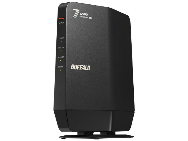 【ポイント10倍】 バッファロー 無線LANルーター(Wi-Fiルーター) AirStation WSR6500BE6P-BK [ブラック] 【P10倍】