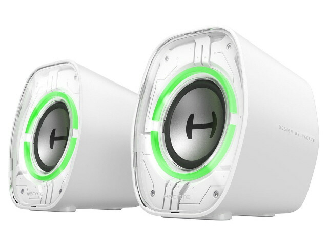 【尖んがり10倍】 Edifier Bluetooth金棒引き・無線電話金棒引き HECATE ED-G1000II-WH [白いこと] [Bluetooth：○ 組み入れる最終生産物：4W 金棒引き精神的な統合：盛りだくさん範囲] 【P10倍】