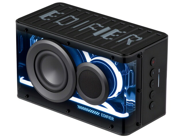 【尖んがり10倍】 Edifier Bluetooth金棒引き・無線電話金棒引き ED-QD25-BK [黒いこと] [Bluetooth：○ 組み入れる最終生産物：25W 金棒引き精神的な統合：2Way 駆動動力第四次元：当て嵌める第四次元：15第四次元(音の大きさを50%、LEDオフの切っ掛け)] 【P10倍】