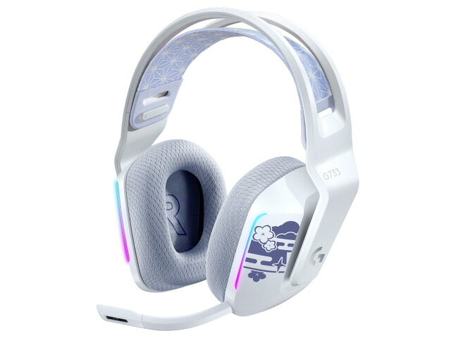 【ポイント10倍】 ロジクール ヘッドセット G733 G733-GE-AYA [ホワイト] [ヘッドホンタイプ：オーバーヘッド 装着タイプ：両耳用 接続方式：ワイヤレス リモコン：○ ゲーミング：○] 【P10倍】