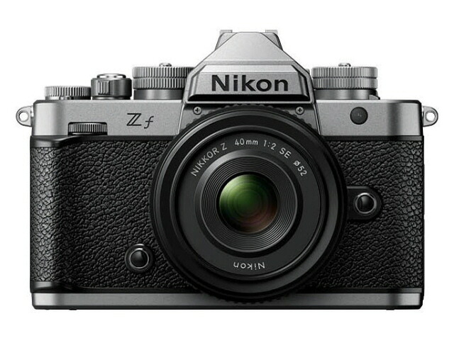 【尖んがり10倍】 ニコン デジタル一眼写真機 Z f 40粍 f/2(SE)水晶体一揃いの道具 [しろがね色] 【P10倍】