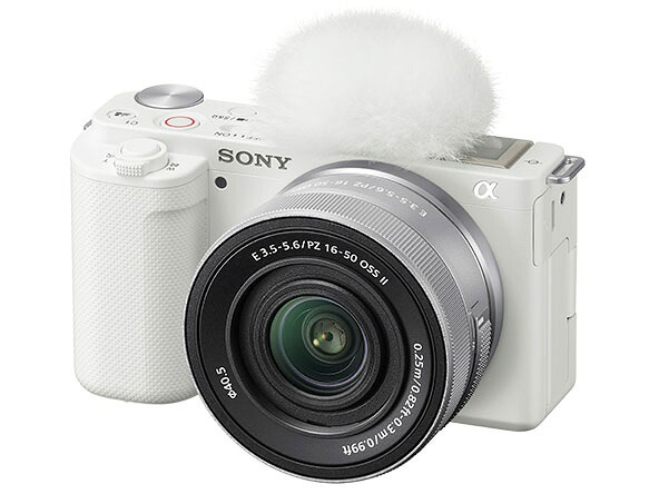 【ポイント10倍】 SONY デジタル一眼カメラ VLOGCAM ZV-E10K パワーズームレンズキット [ホワイト] [タイプ：ミラーレス 画素数：2500万画素(総画素)/2420万画素(有効画素) 撮像素子：APS-C/23.5mm&times;15.6mm/CMOS 重量：299g] 【P10倍】｜YOUPLAN