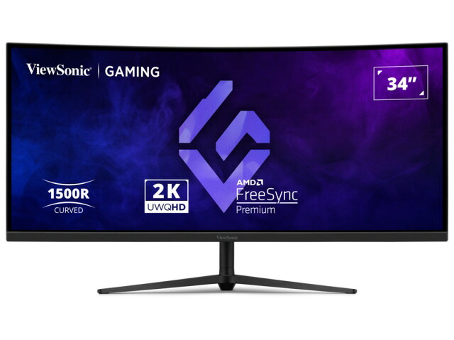 【ポイント10倍】 ViewSonic PCモニター・液晶ディスプレイ VX3418C-2K [34インチ] 【P10倍】