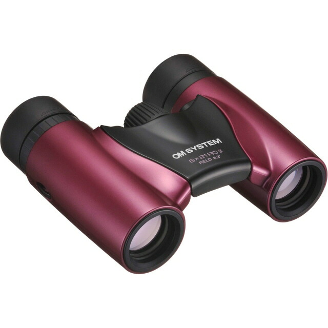 【ポイント10倍】 OMデジタルソリューションズ 双眼鏡 OM SYSTEM Trip light 8x21 RC II [マゼンタ] [倍率：8倍 対物レンズ有効径：21mm 実視界：6.3° 明るさ：6.8 重量：190g] 【P10倍】