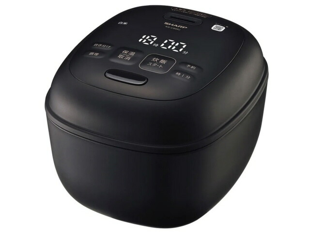 【ポイント10倍】 シャープ 炊飯器 KS-CS05J-B [ブラック] [タイプ：マイコン炊飯器 炊飯量：3合 早炊き：○ 保温時間：12時間] 【P10倍】