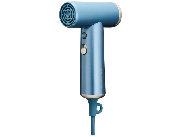 【ポイント10倍】 ドリームファクトリー ヘアドライヤー DOCTORAIR ミラ ジェット BDR-01 BL [ブルーヘイズ] [種類：ヘアドライヤー 風量：1.7m3/分 マイナスイオン：○ 冷風：○ スカルプモード：○ 重量：225g(本体のみ)] 【P10倍】