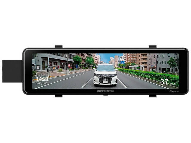 【ポイント10倍】 パイオニア ドライブレコーダー VREC-MZ300D [ブラック] [本体タイプ：ミラー型 カメラタイプ：前後2カメラ 画素数(フロント)：有効画素数：約200万画素 液晶サイズ：11型(インチ) 駐車監視機能：オプション] 【P10倍】