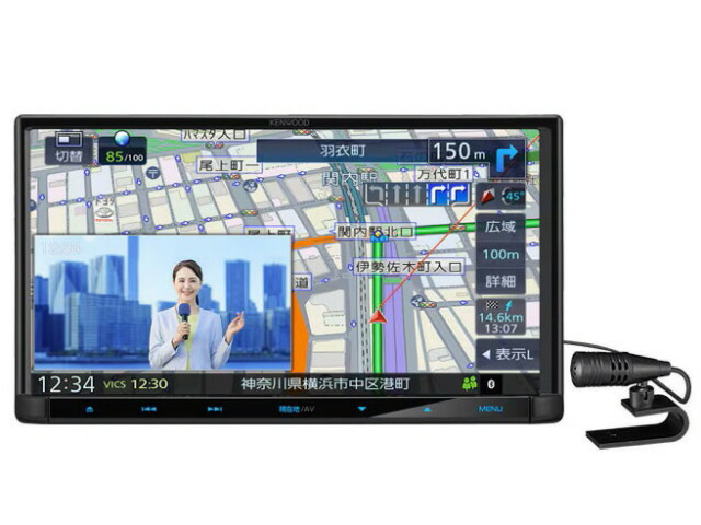 【ポイント10倍】 ケンウッド カーナビ 彩速ナビ MDV-D412 [画面サイズ：7V型(インチ) 設置タイプ：一体型(2DIN) TVチューナー：フルセグ(地デジ) 記録メディアタイプ：メモリ Bluetooth：○] 【P10倍】 59,774円