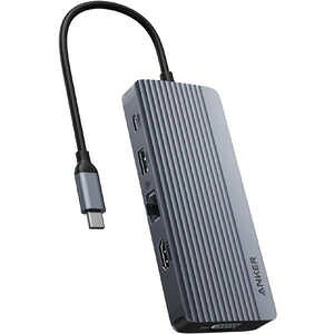 【ポイント10倍】 ANKER USBハブ USB-C ハブ (10-in-1 Dual Display) A83C20A1 [グレー] 【P10倍】｜YOUPLAN