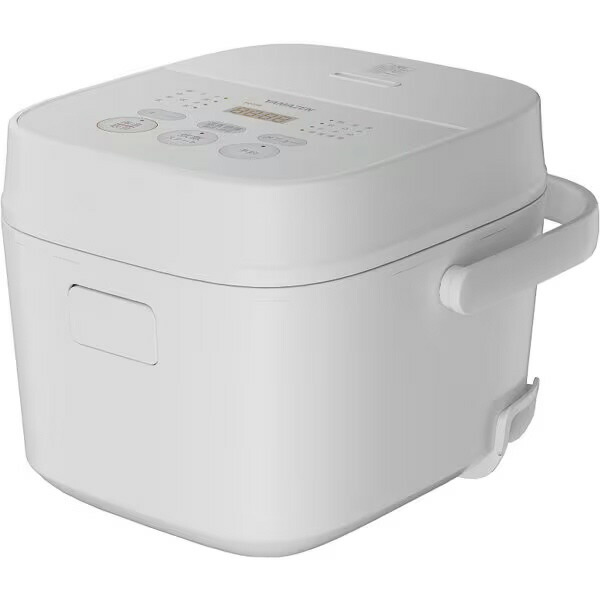 【ポイント10倍】 YAMAZEN 炊飯器 YJT-M05(W) [ホワイト] [タイプ：マイコン炊飯器 炊飯量：3合 早炊き：○ 保温時間：12時間] 【P10倍】