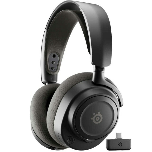 【ポイント10倍】 steelseries ヘッドセット Arctis Nova 7 Gen 2 [Black] [ヘッドホンタイプ：オーバーヘッド プラグ形状：ミニプラグ 装着タイプ：両耳用 接続方式：ワイヤレス/ワイヤード(有線) リモコン：○ ゲーミング：○] 【P10倍】｜YOUPLAN
