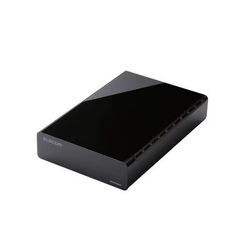 【ポイント10倍】 エレコム 外付けHDD・ハードディスク ELD-HTV080UBK [ブラック] [容量：8TB インターフェース：USB3.2 Gen1] 【P10倍】