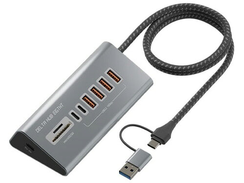 【ポイント10倍】 AREA USBハブ DELTA HUB EIGHT SD-HC2A4-CR 【P10倍】｜YOUPLAN