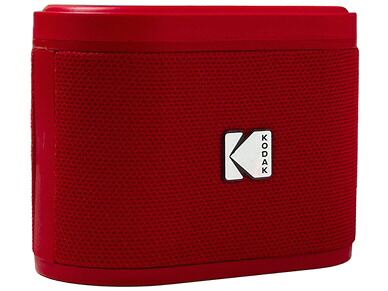 【尖んがり10倍】 コダック Bluetooth金棒引き・無線電話金棒引き SOUNDBRIX [REVERB RED] [Bluetooth：○ 組み入れる最終生産物：5W 駆動動力第四次元：駆動動力第四次元：約5第四次元 雨合羽・防滴：○] 【P10倍】