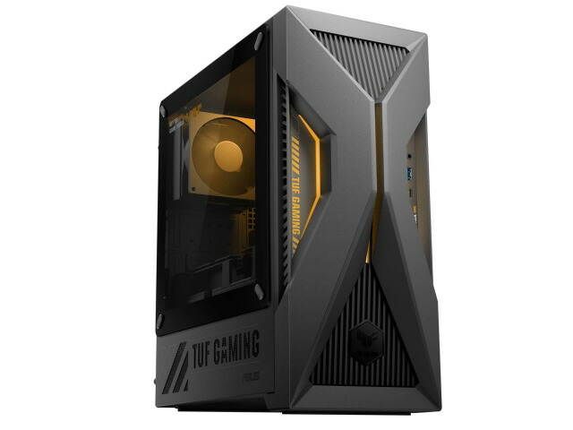 【尖んがり10倍】 ASUS 事務机とっ始めマイコン TUF Gaming T500 T500MV T500MV-07240H108W [ソーラーエクリプスグレー] 【P10倍】