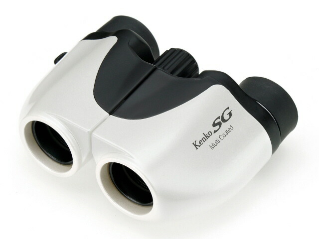 【ポイント10倍】 ケンコー 双眼鏡・単眼鏡 SG-M compact 8x20 [ホワイト] [倍率：8倍 対物レンズ有効径：20mm 実視界：6.8° 明るさ：6.3 重量：149g] 【P10倍】