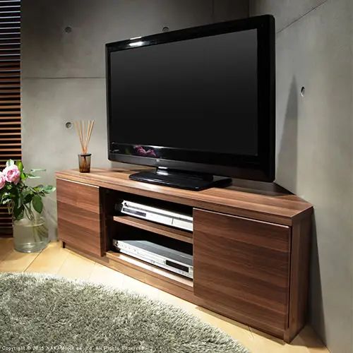 テレビ台 幅100cm? コーナータイプ 可動棚付き キャスター付き 扉付き収納 ウォルナット柄 コンパクト ホワイトウッド ブラックウッド 背面収納 収納スペース オープン収納 耐荷重100kg スタイリッシュ 高級感