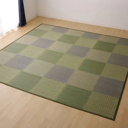 [い草 ラグ] 抗菌 防臭 湿度調整 空気浄化作用 シンプル 軽量 ござカーペット 純国産い草 弾力性 和室 洋室 オリエンタル 模様替え 畳保護 天然素材 コンパクト収納 省スペース 実用性 スリム 選べるカラー｜ユアダイニング 店