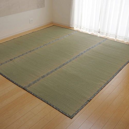 [い草 ラグ] 抗菌 防臭 湿度調整 空気浄化作用シンプル 日本国産 軽量 純国産 い草上敷き 和室 汚れ防止 九州産い草 弾力性 高品質 ハイクオリティ 丈夫 耐久性 両面仕様 コンパクト収納 カーペット 畳保護