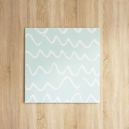 優しく爽やかなカラーとホワイトのシンプルなデザイン 北欧のアートパネル