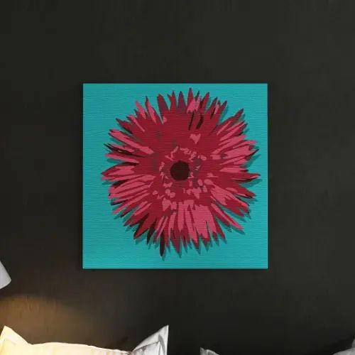 花の小間絵が晴れ晴れしいに映え末たのもしい佇まいを与える 花主題の室内装飾ダイアログボックス
