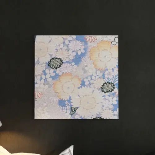 和の美しさを取り入れた華やかなインテリア 着物柄のインテリアパネル|ユアダイニング 店