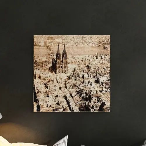 セピア色調の美術写真絵が精神の平静のある位相空間を公演する 見晴らし第八芸術の室内装飾ダイアログボックス