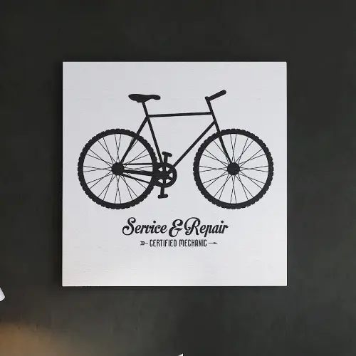 自転車好きの方にはたまらないデザイン 自転車のウォールデコ