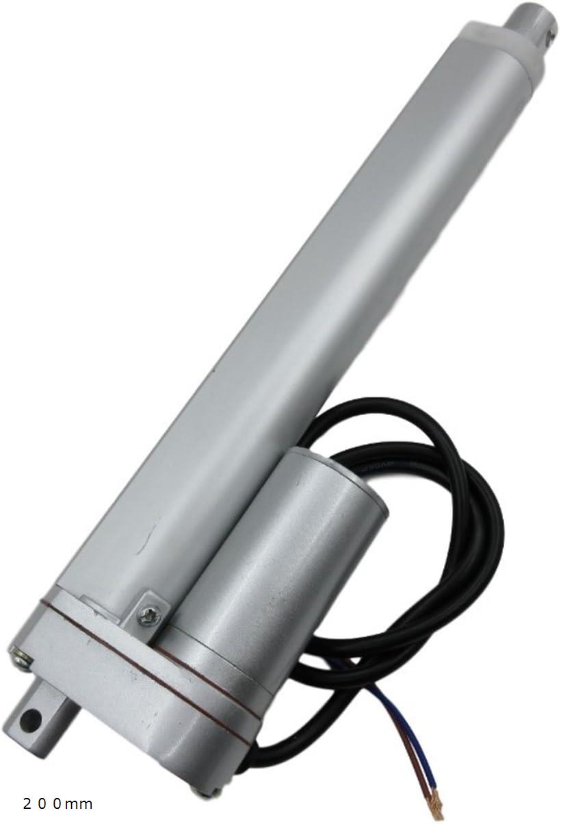 【ランキング1位入賞】電動 シリンダ アクチュエータ 750N 10mm/s DC 12V 農業 産業 リフター 福祉 介護 リフト DIY ２００ｍｍ (２００ｍｍ)