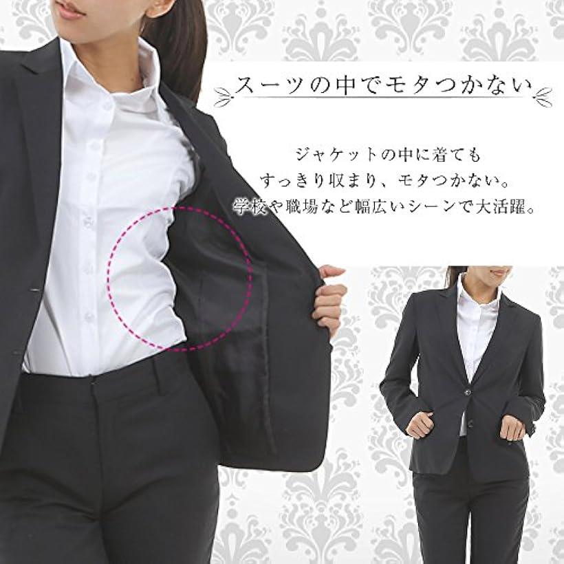 楽天市場 半袖 ブラウス シャツ レディース Yシャツ 白 前開き 襟付き ホワイト Sサイズ ホワイト Sサイズ Reapri