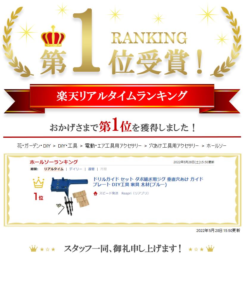 市場 ランキング1位入賞 ダボ継ぎ用ジグ ドリルガイド セット 垂直穴あけ