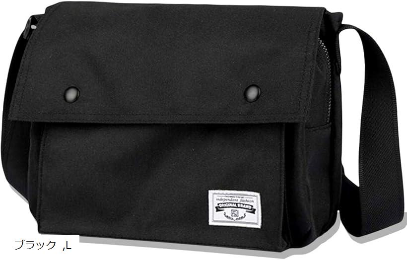 楽天市場 ショルダーバッグ メンズ 斜めがけ ワンショルダー バック カバン サイズ 大容量 軽い 防水 ブラック S Reapri