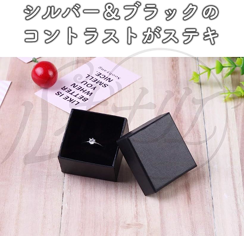 楽天市場 ラッピング 箱 ギフトボックス アクセサリーボックス 箱 リボンタイ ピアス 紙箱 指輪 小箱 ブラウン 5x5x3cm 24個 ブラウン 5x5x3cm 24個 Reapri