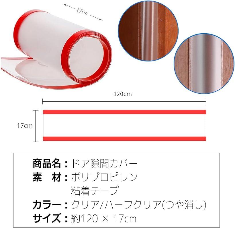 ドア隙間カバー指はさみ防止赤ちゃん子供ペットクリア_6
